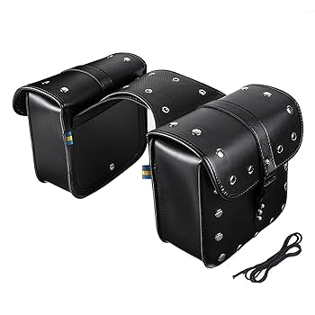 h&amp;o SCサイドバック　専用 Amazon | QJBOMTO 高密度 レザー オートバイ サドルバッグ